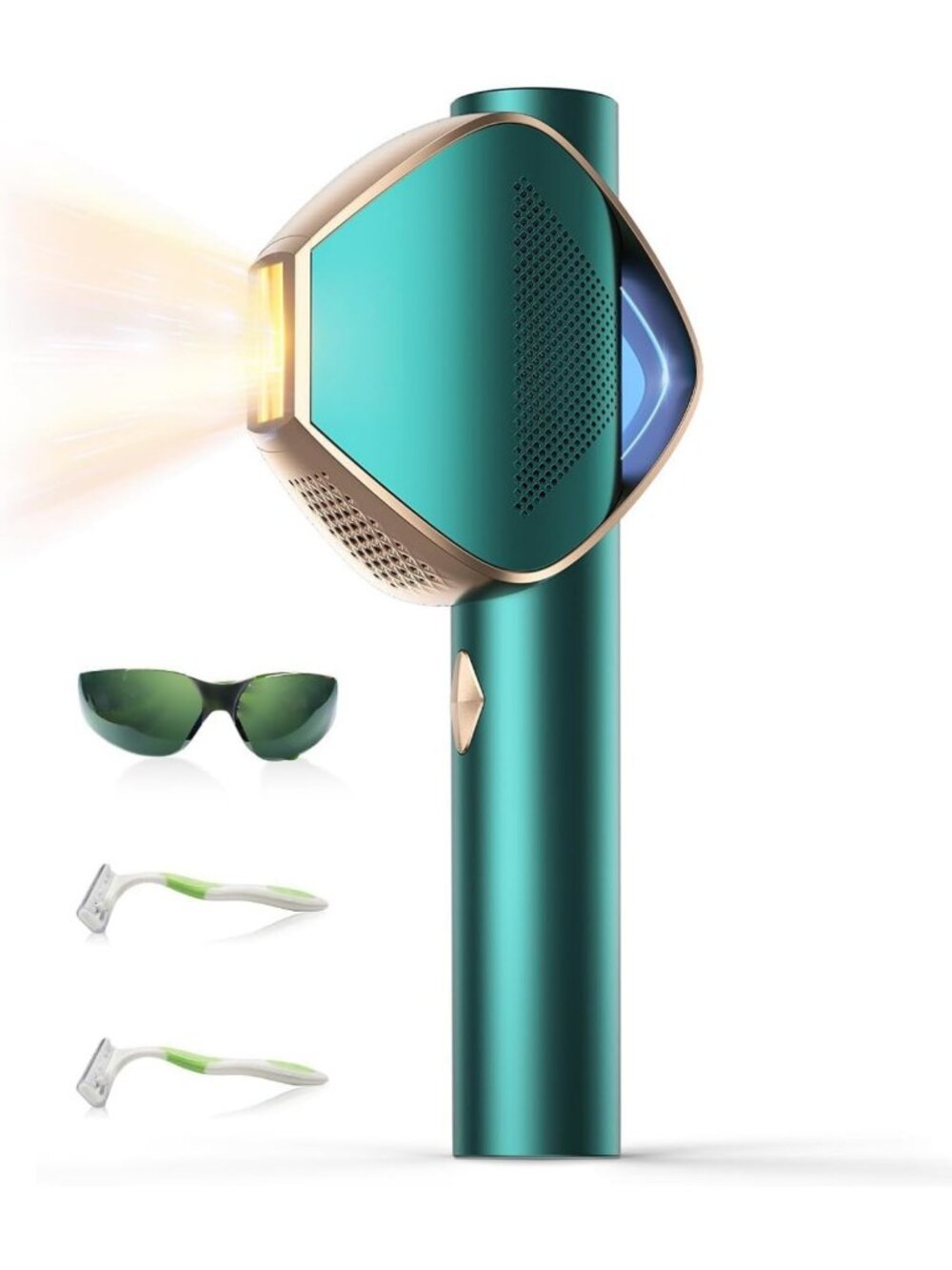 IPL Laser Hair Removal Device for Face & Body, 999,999 Flashes, Painless